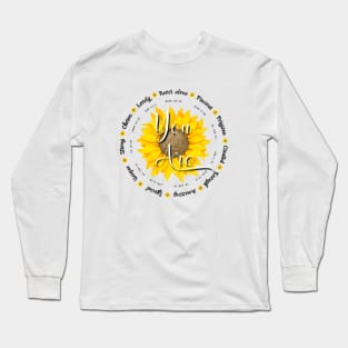 God says you are lovely, precious, special, never alone, forgiven, enough, chosen, lovely, strong, unique, amazing, created Long Sleeve T-Shirt